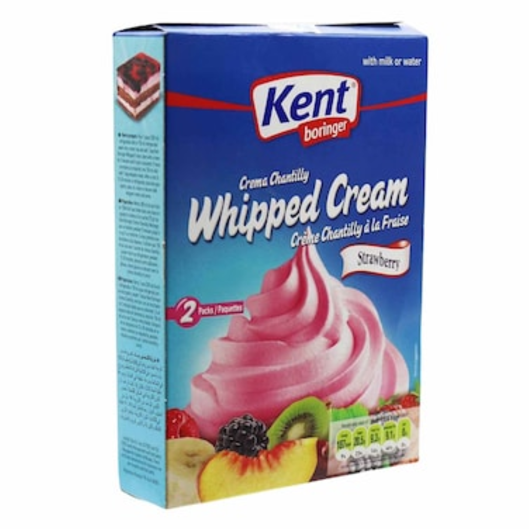 KENT WHIPPED CREAM STARWBERRY 144G